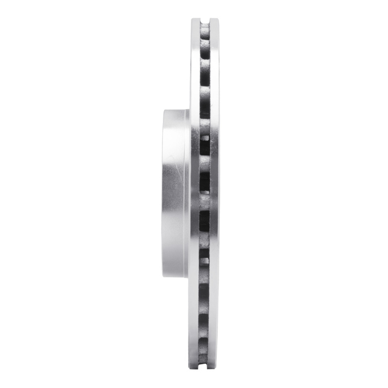 Fiat 500 Brake Rotor (1) - Front Left - R1 Concepts - Drilled & Slotted - Silver - `12-`19